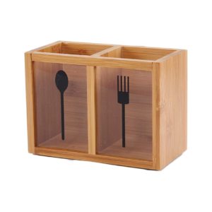 WOODEN CUTLERY HOLDER